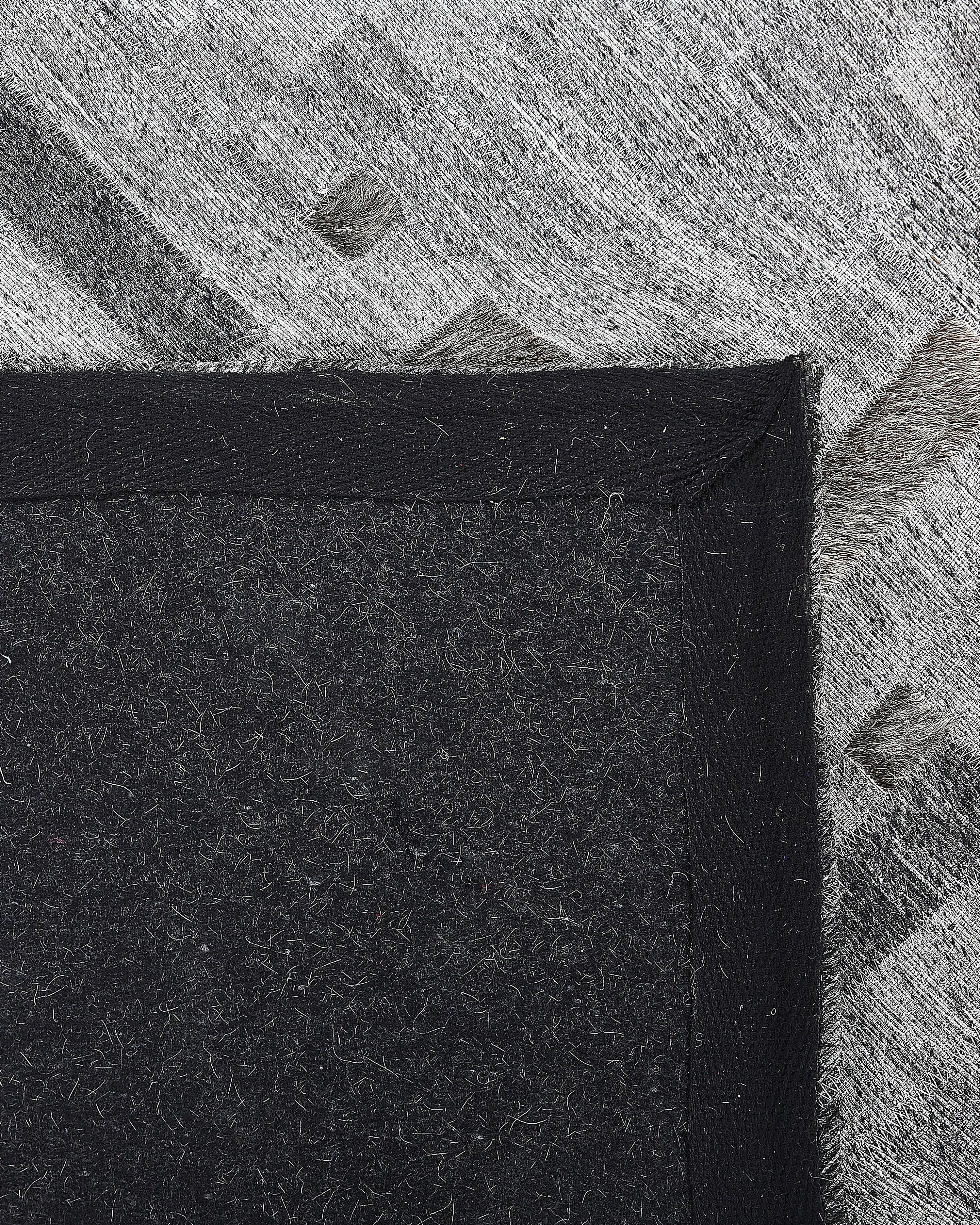 Vloerkleed DARA Grijs 140 x 200 cm Viscose