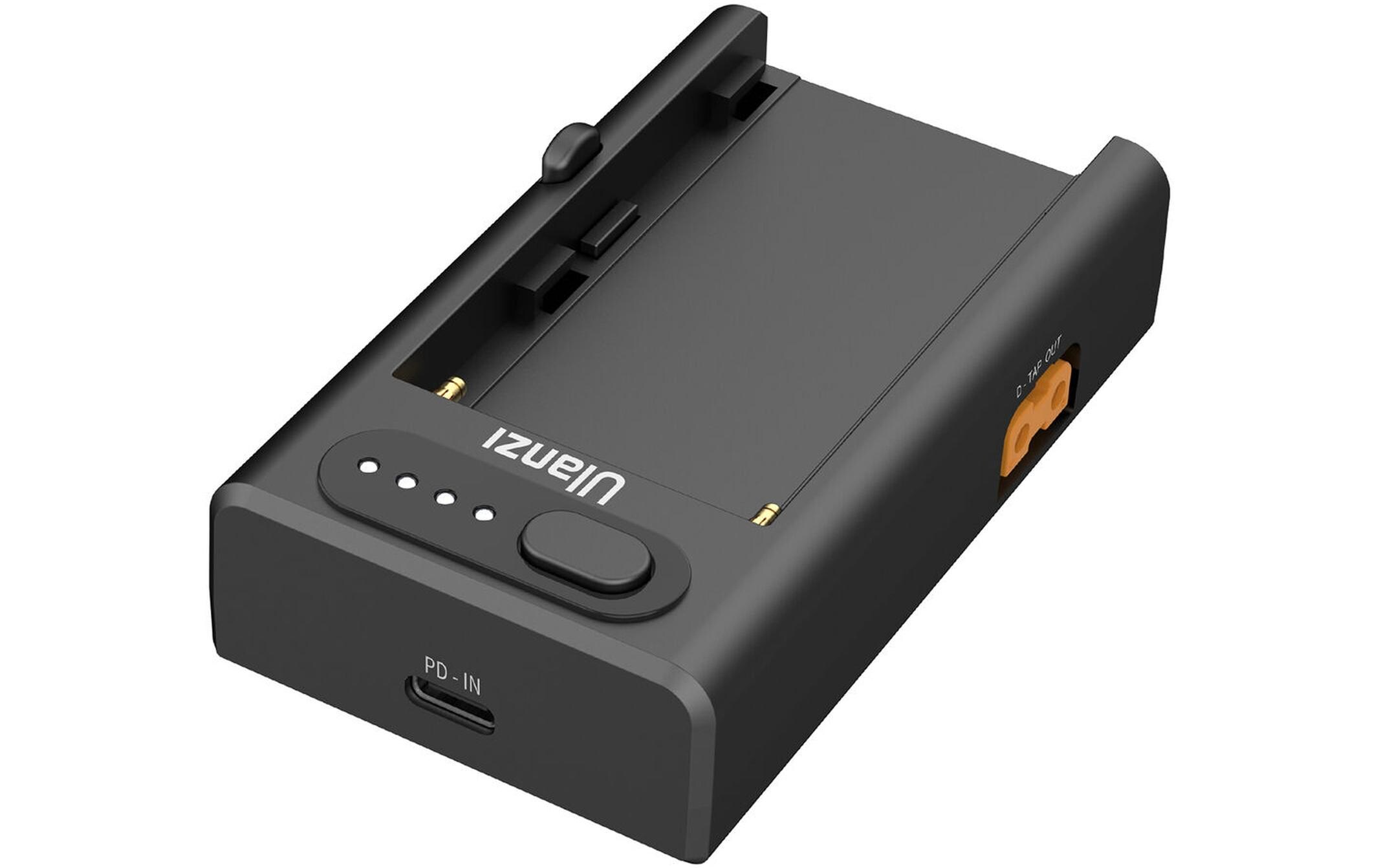 Ladegerät NP-F01Ulanzi NP-F01 Multifunktionales Akku-Ladegerät/Netzteil für Sony L-Serie, AC, Chemie-Li-Ion, 1 Position, W/O-Ausgang, USB, Quick Charge