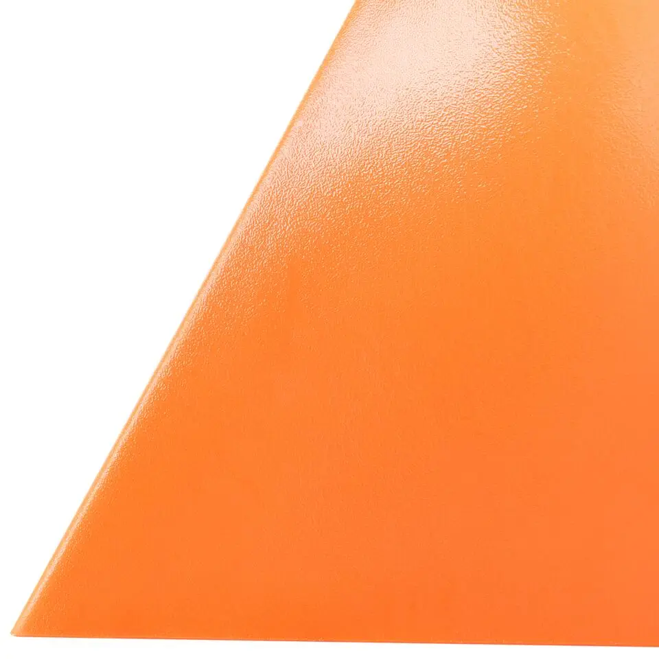 PECOS - Bijzettafel - Oranje - Synthetisch materiaal