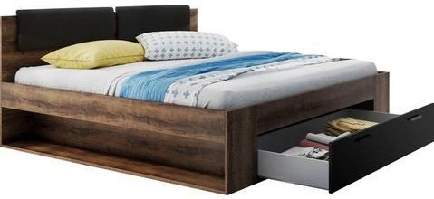 Houten Bed Genua - Walnoot - Kajuitbed