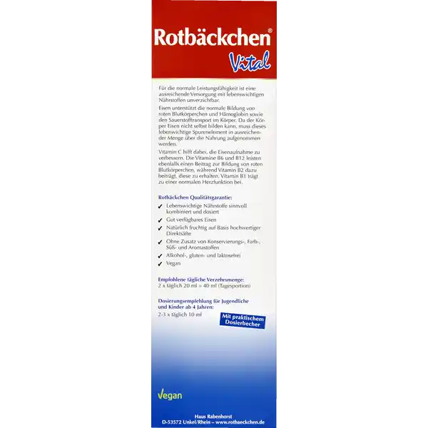 Vital Eisen Formel Mehrfruchtsaft