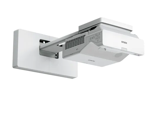 Epson EB-760W - 3-LCD-projektor - 4100 lm (hvid) - 4100 lm (farve) - 16:10 - Ultra Short-Throw-Objektiv - 802.11a/b/g/n/ac Wireless / LAN/ Miracast - hvid