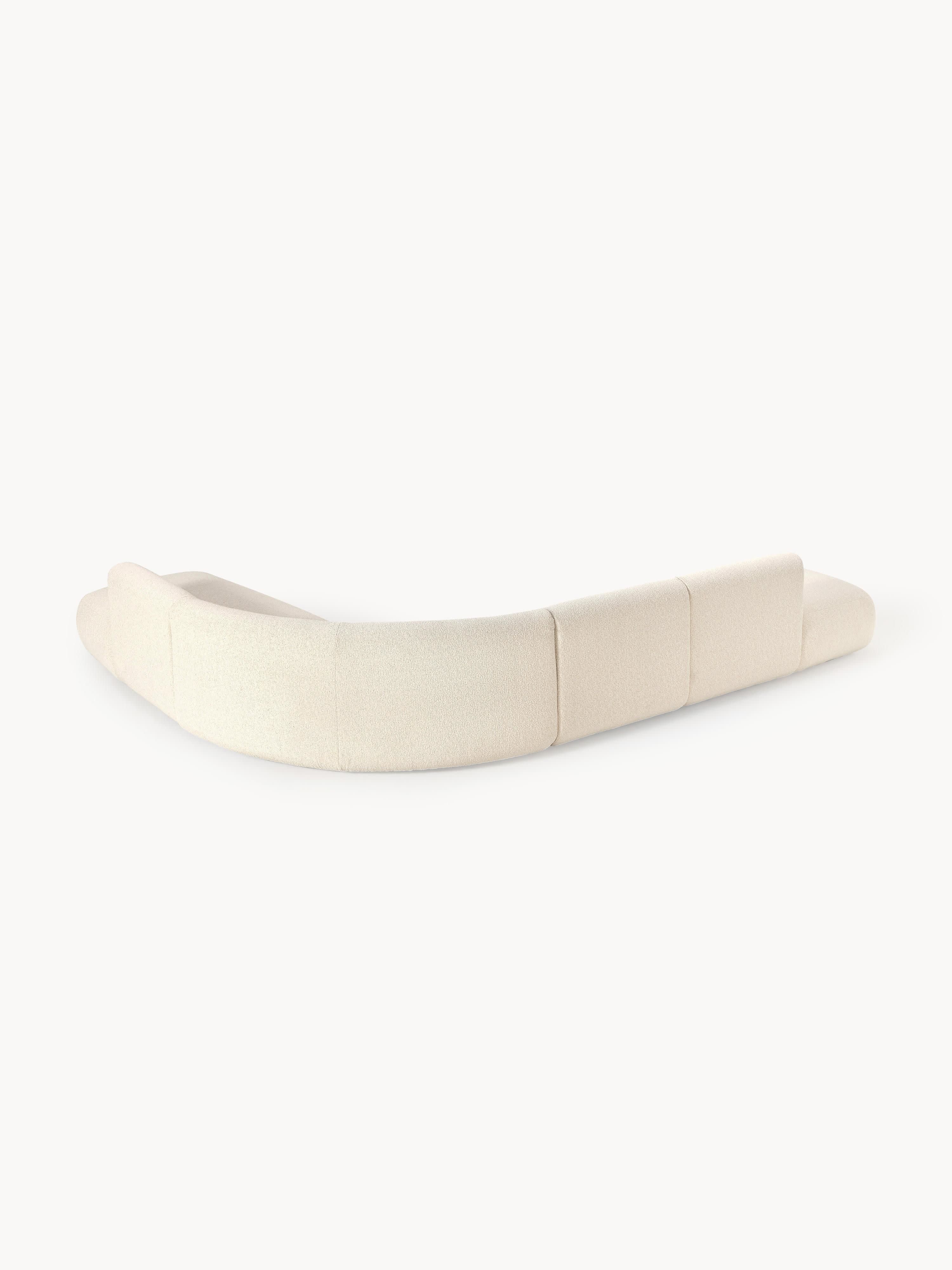 Modulaire bouclé hoekbank Sofia (4 zits)