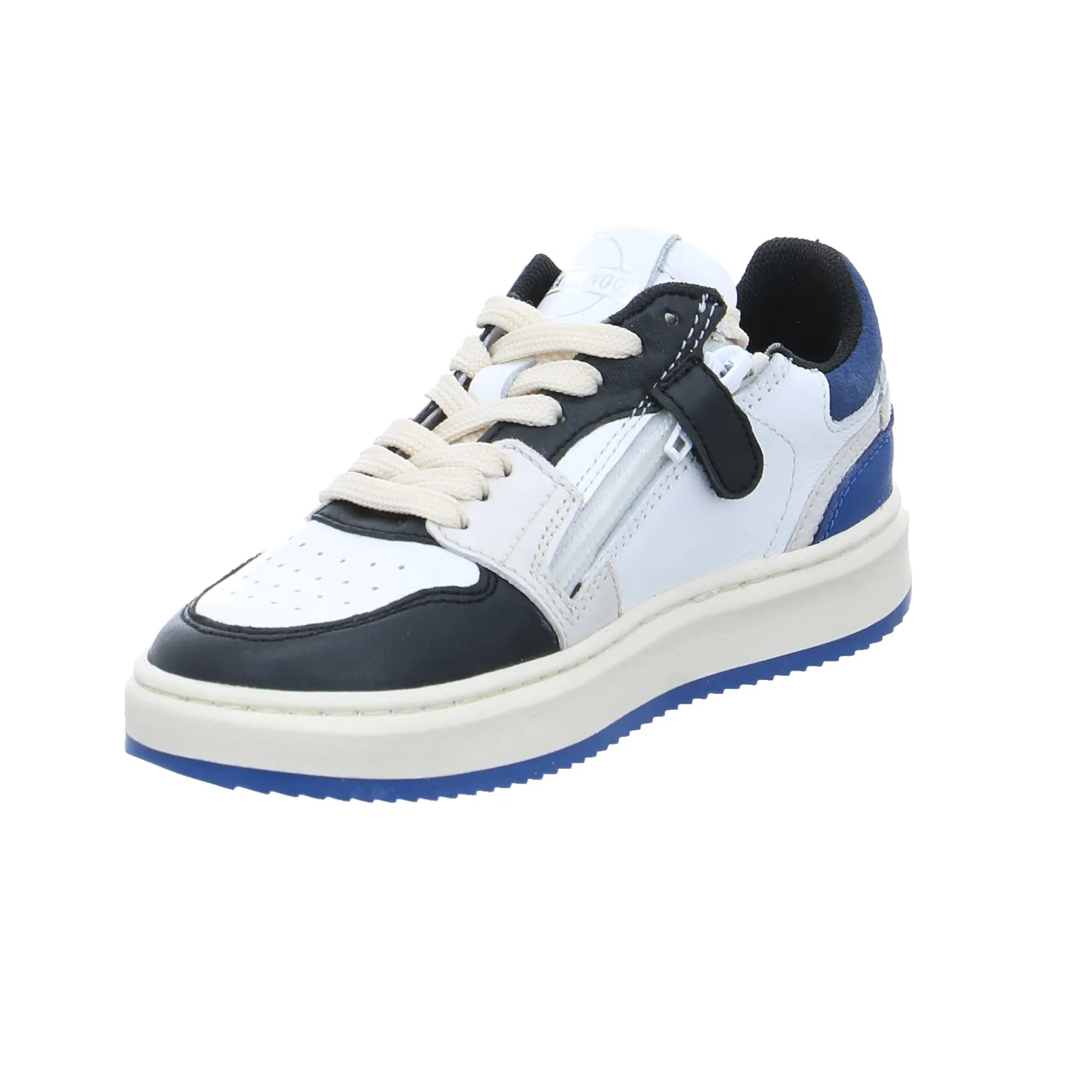 GATTINO Kleinkinder-Halbschuh Binder Blau Leder  Sneaker