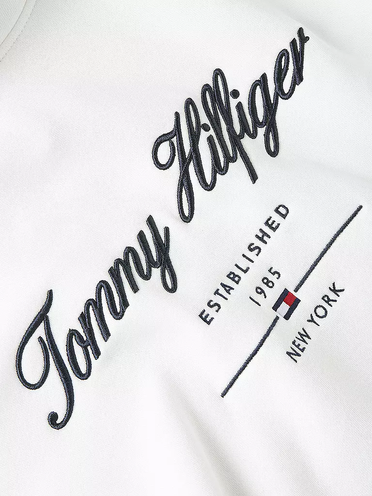 TOMMY HILFIGER Kapuzensweater - Hoodie weiss
