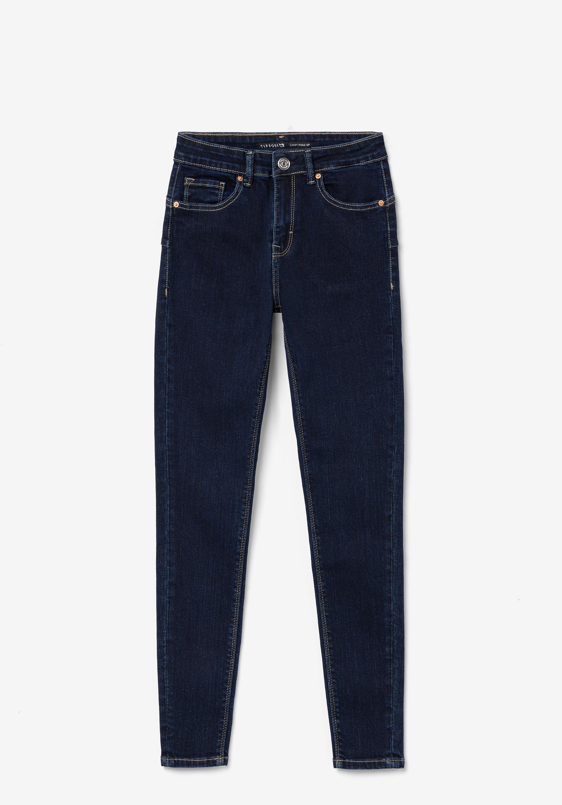 Jeans Light Push-up Skinny Cintura Média
