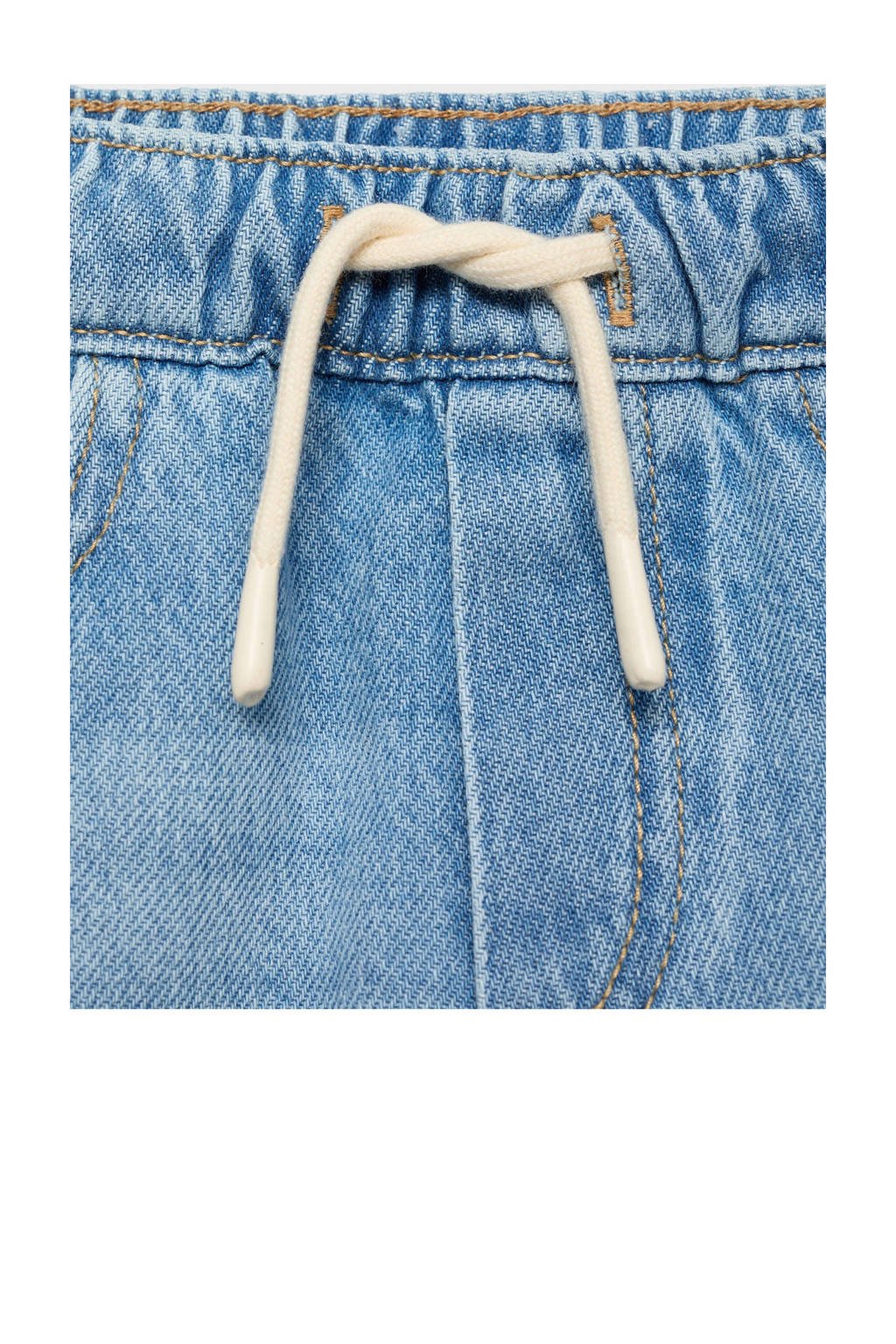 Mango Kids casual broek light blue denim