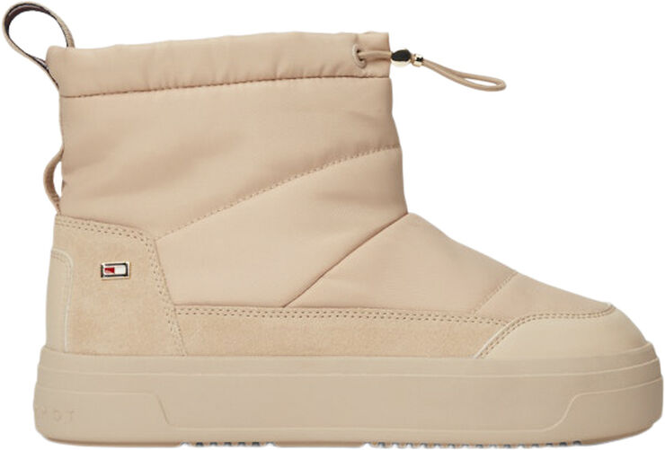 Tommy Hilfiger FLAG NYLON MINI SNOWBOOT Misty blush