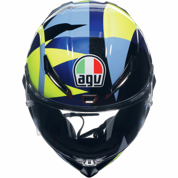 AGV - Casque Pista GP RR Soleluna 2022 Bleu / Jaune