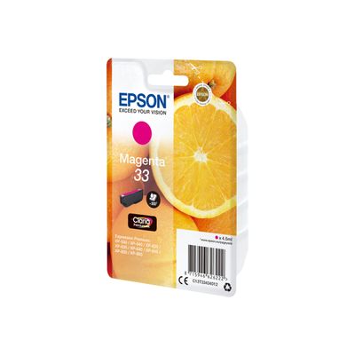 Epson 33 Oranges - magenta - cartouche d'encre originale