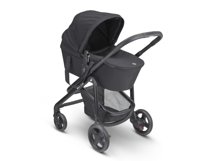 Lila CP 6 M - 4 Y   0 - 22 kg    Einhändiger Klappmechanismus |    Klimaregulierende Matratze |    „Easy-in”-Gurtsystem |    Integriertes Netz |