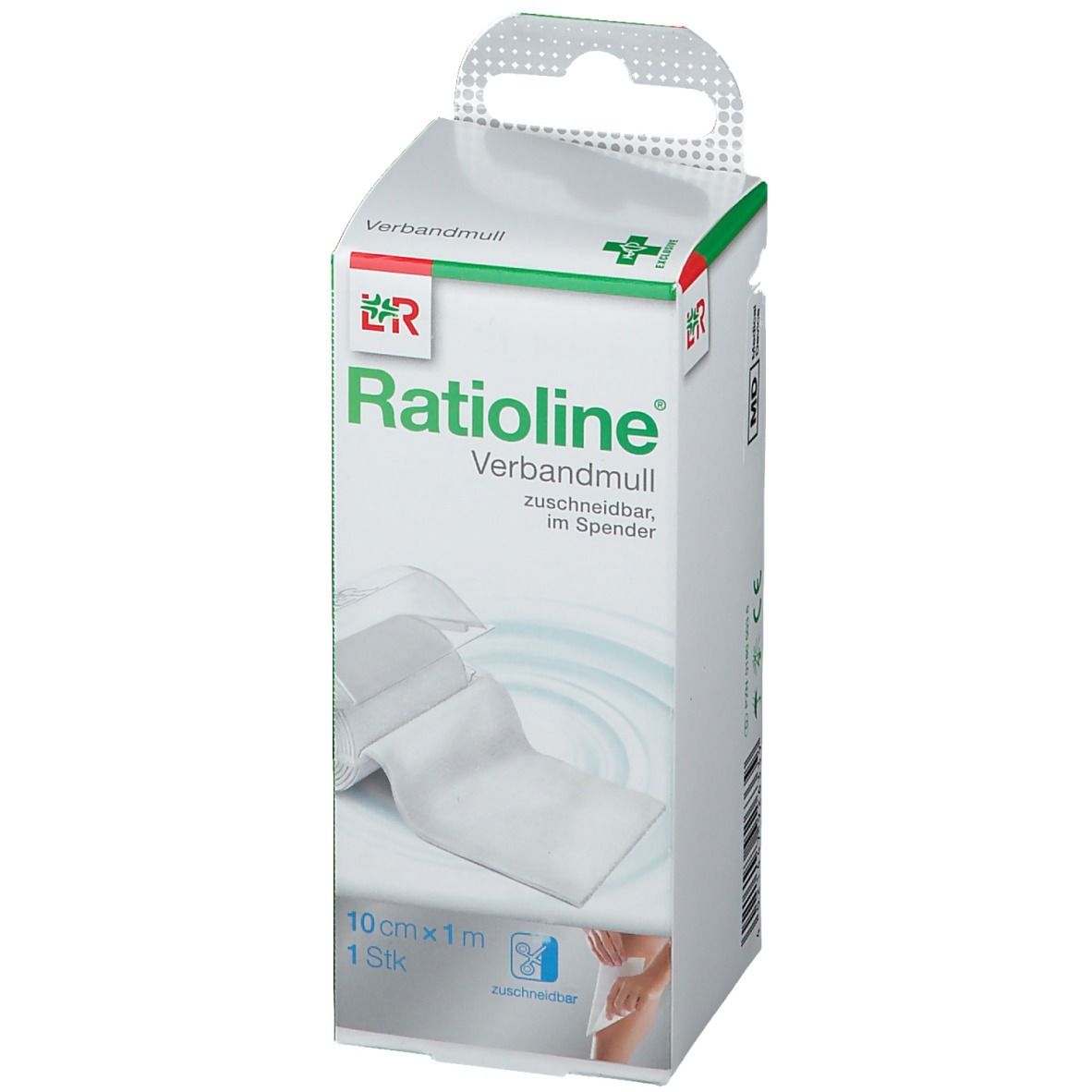 Ratioline® acute Verbandmull 10 cm x 1 m