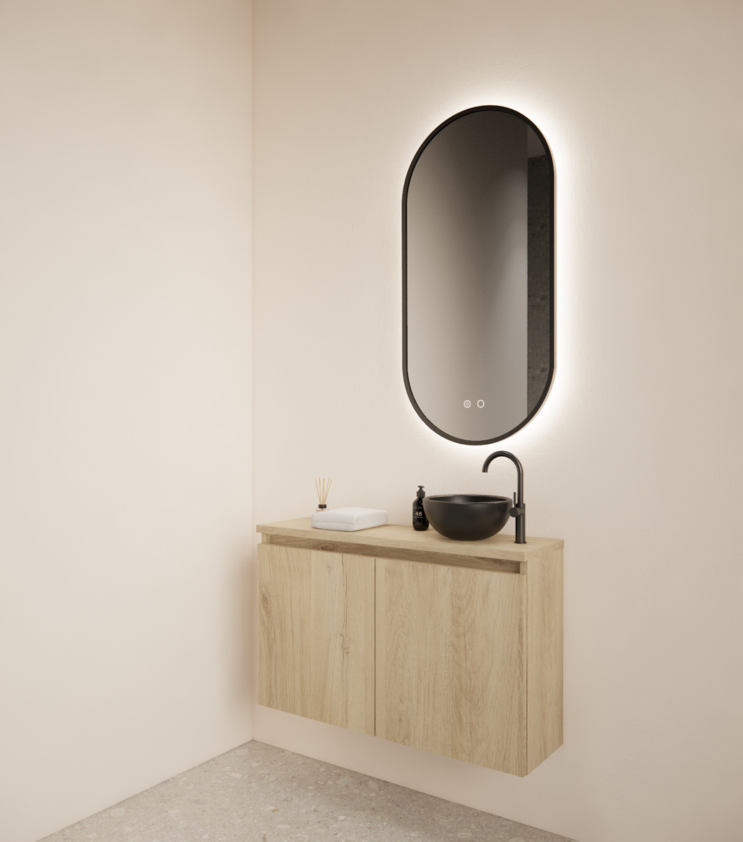 Gliss Design Echo toiletmeubel 80cm artisan eiken