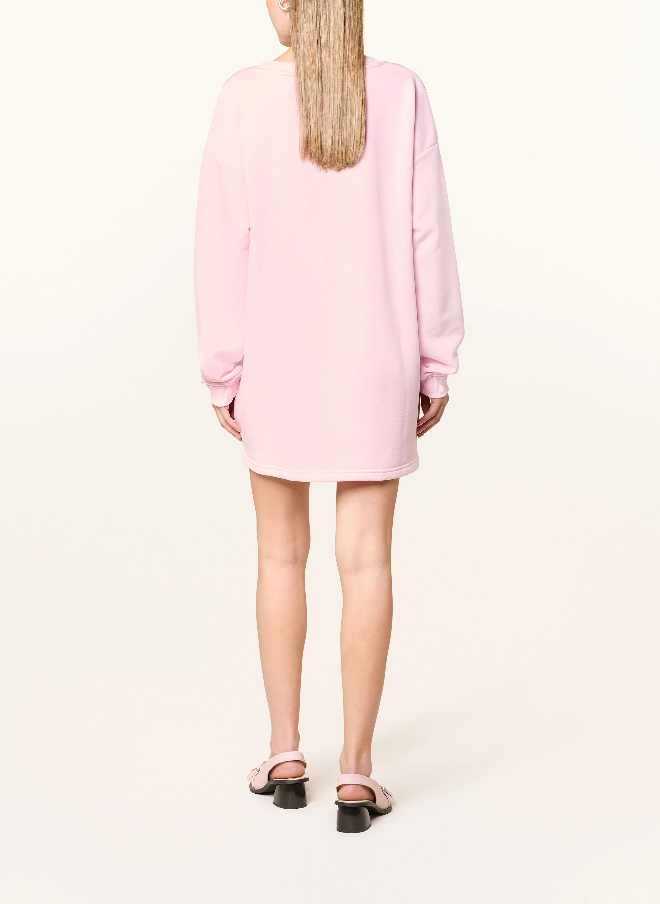 miss goodlife Sweatkleid mit Schmucksteinen