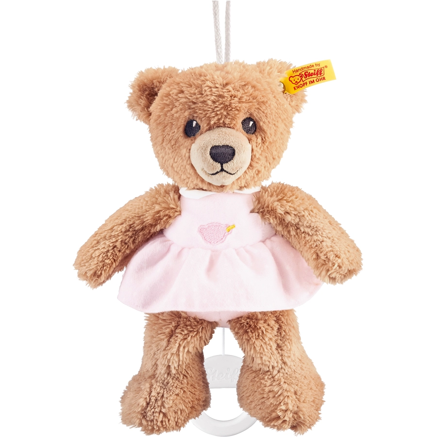Steiff Spieluhr Schlaf-gut-Bär, rosa, 25 cm