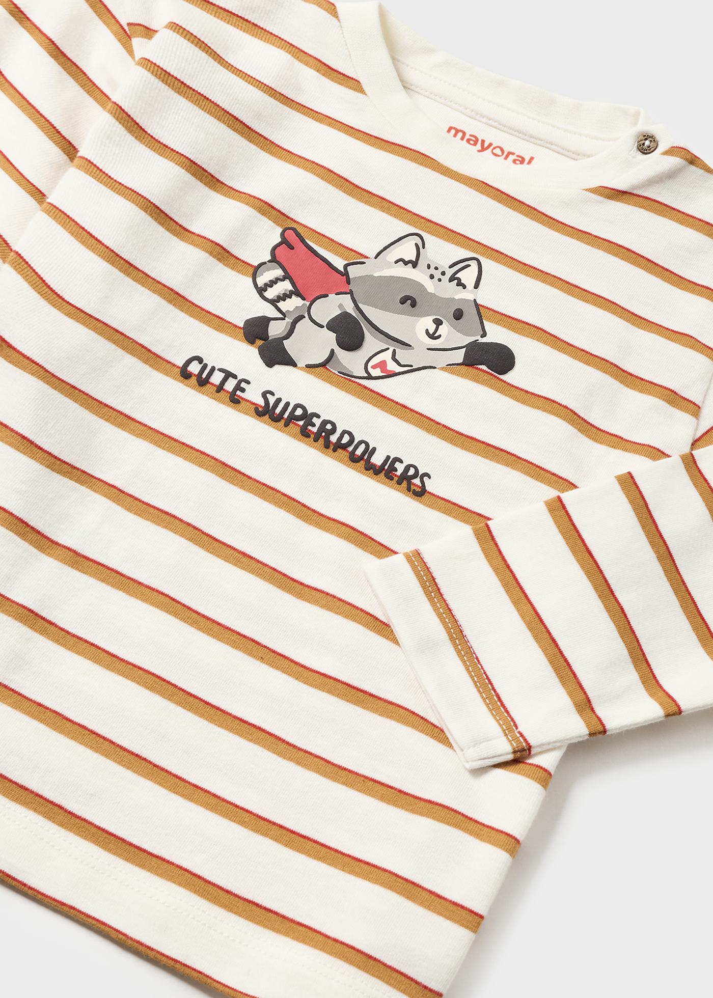 Camiseta listrada para bebê Better Cotton