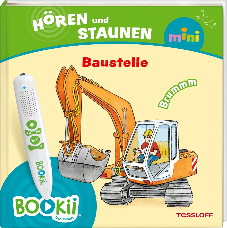BOOKii / Antippen, Spielen, Lernen / BOOKii® Hören und Staunen Mini Baustelle