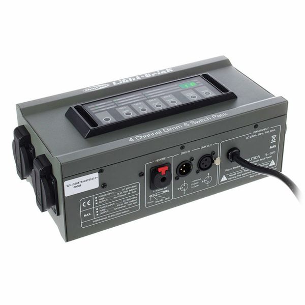 Showtec Lightbrick 4-kanal Dimmer Pack DMX