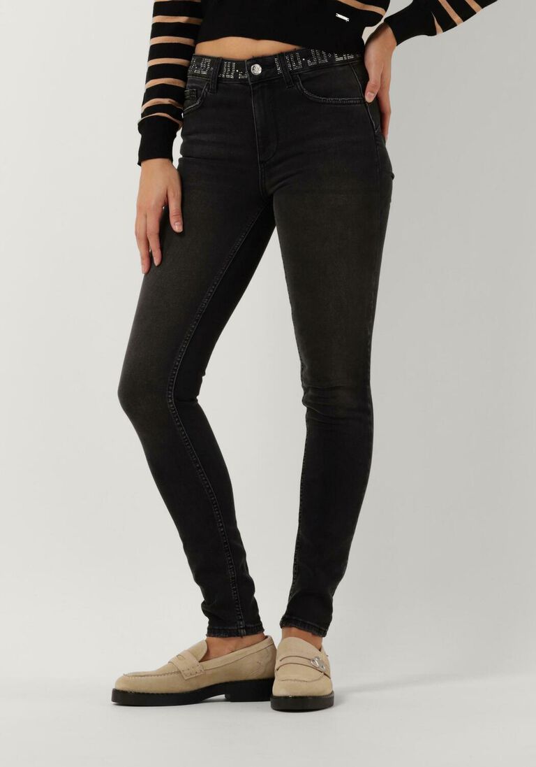 LIU JO donkergrijze liu jo skinny jeans b.up divine h.w.