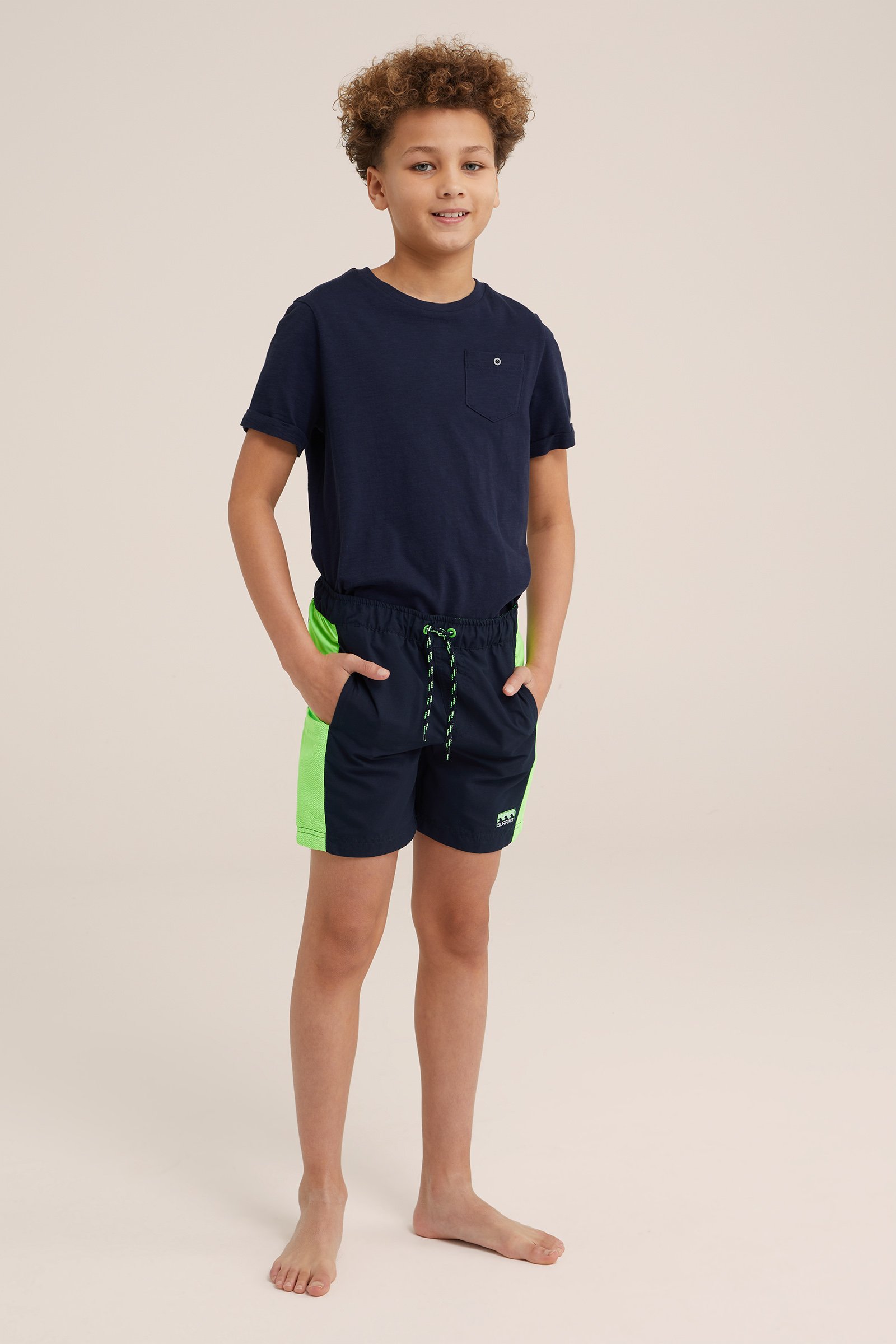 Jongens zwemshort WE Fashion Donkerblauw