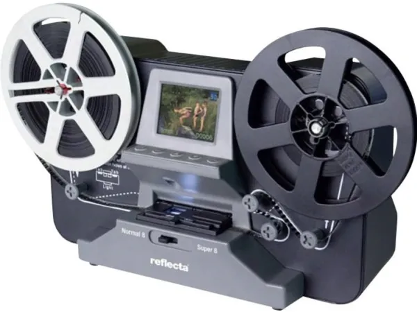 Reflecta Film Scanner Super 8 – Normal 8, Film/dias scanner, Sort, LCD, 6,1 cm (2.4