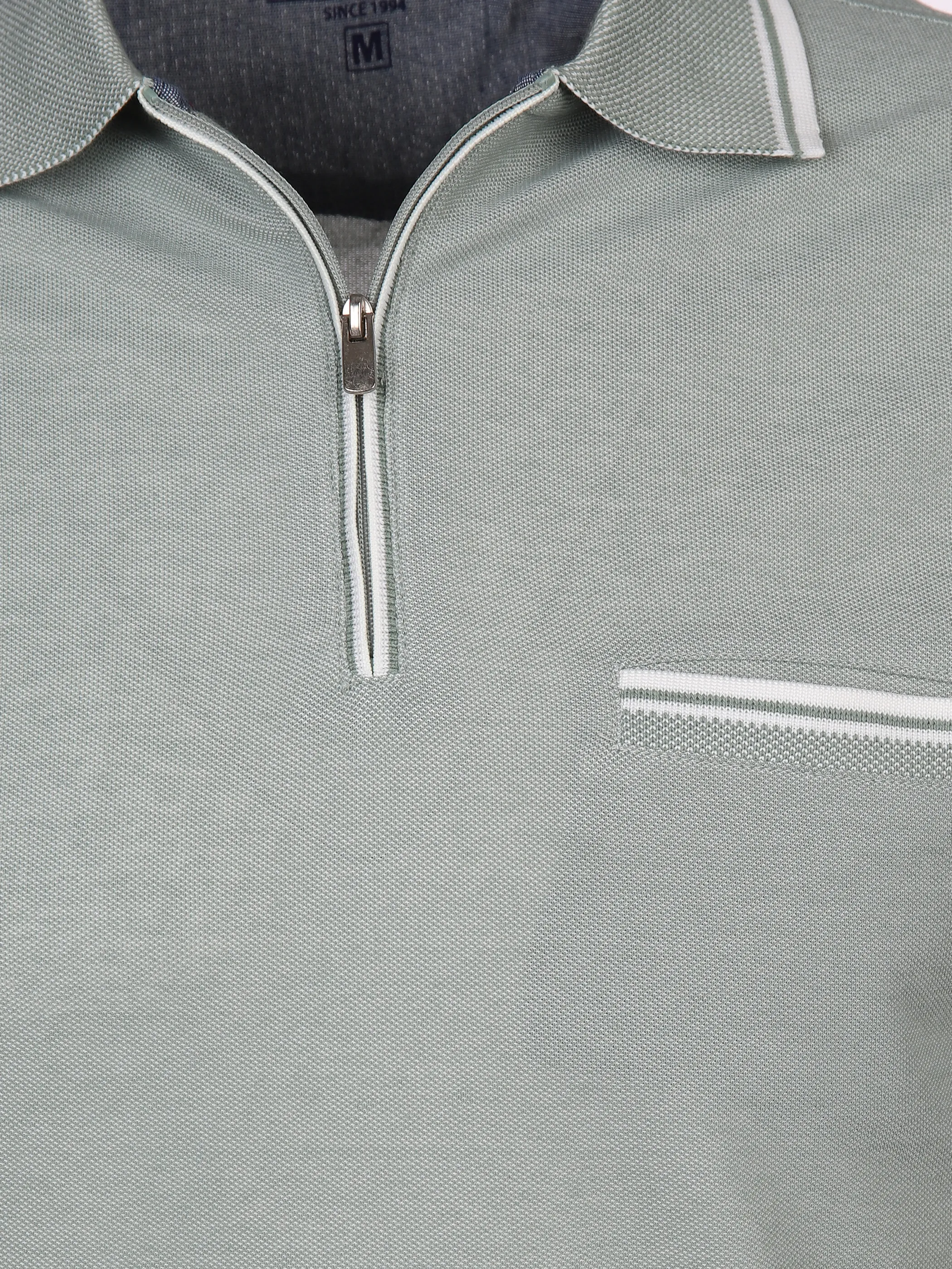 Herren Poloshirt mit Reißverschluss