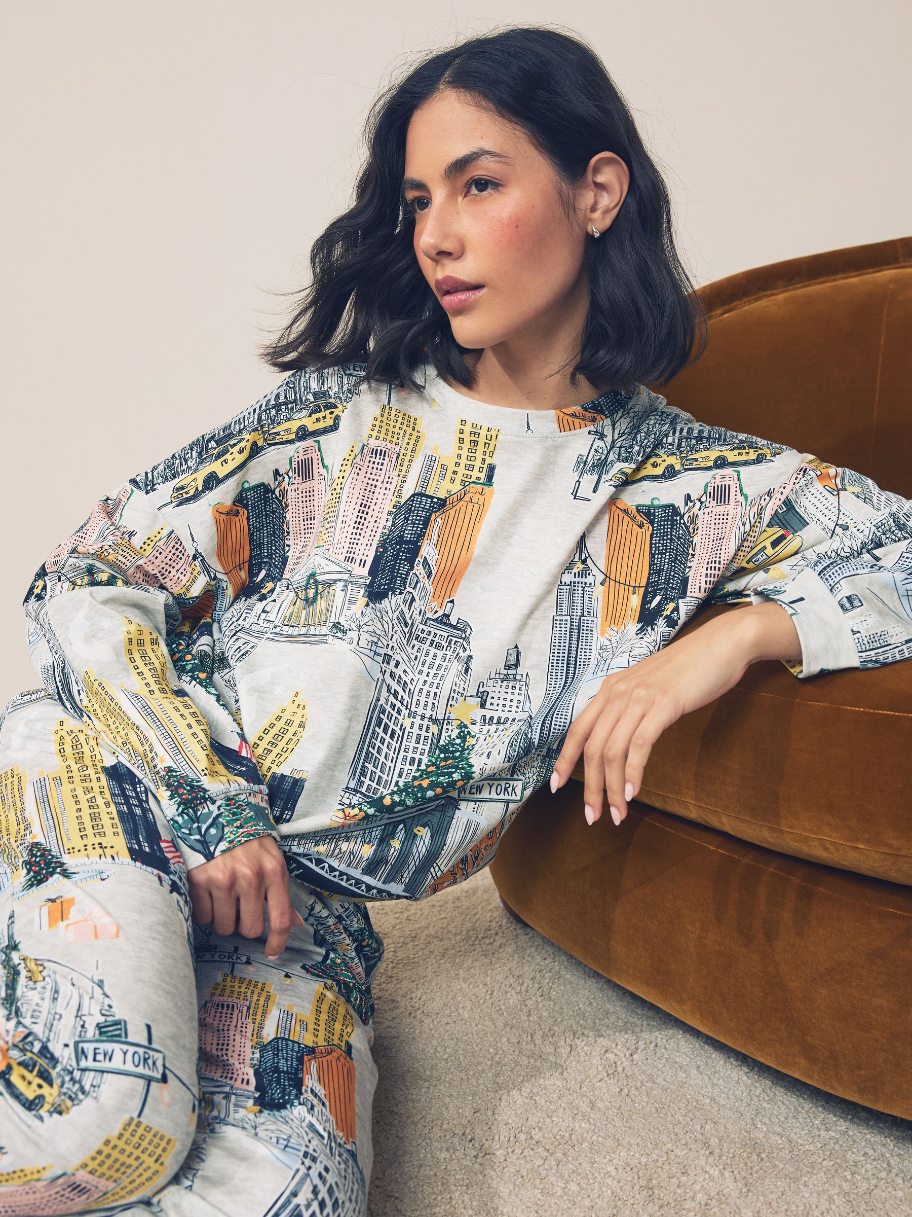 Oatmeal NYC - Pyjama met lange mouwen