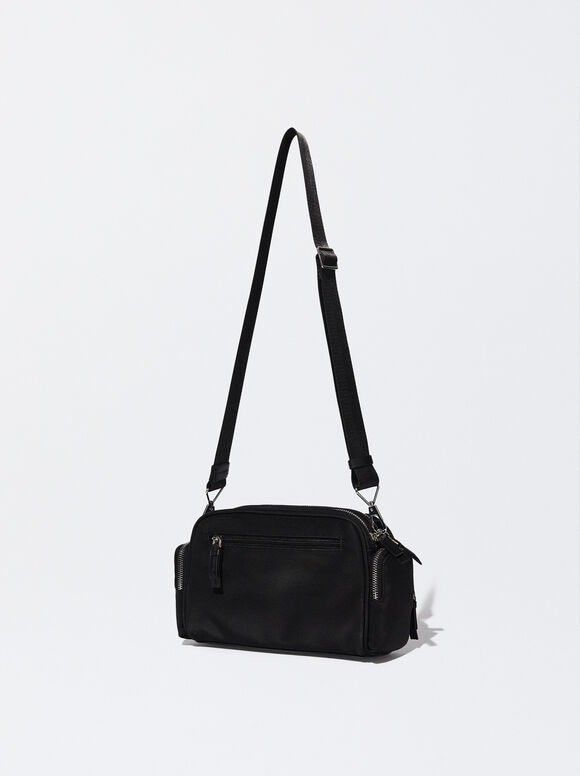 Bolsa Badolera Efecto Nylon - Preto