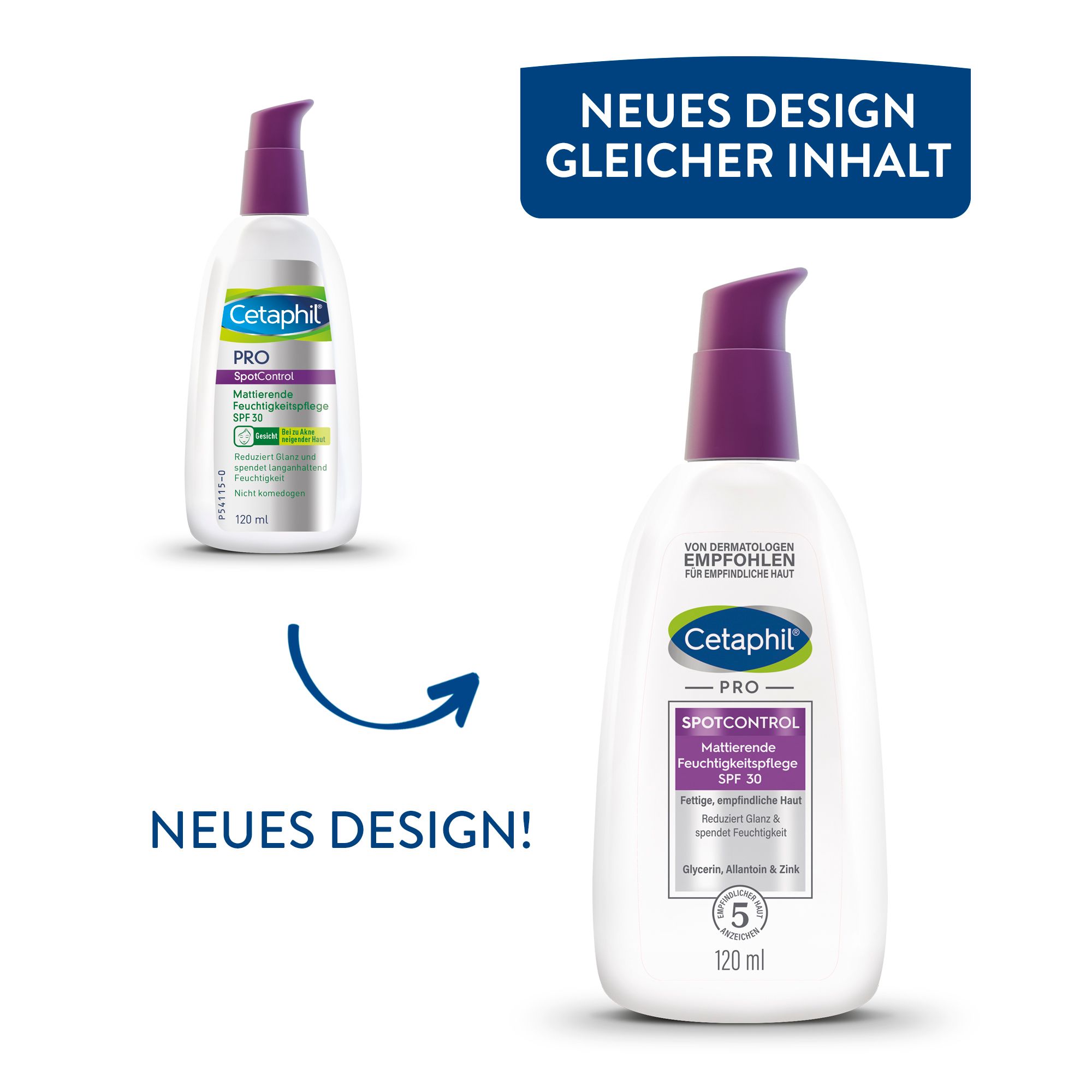 CETAPHIL PRO SpotControl Mattierende Feuchtigkeitspflege SPF 30 für fettige Haut
