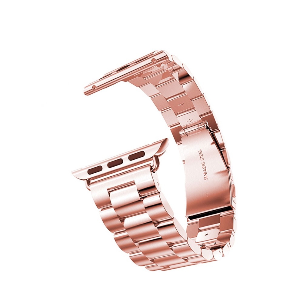 Apple Watch (49/46/45/44 mm) Klassisches Edelstahl Armband - Roségold