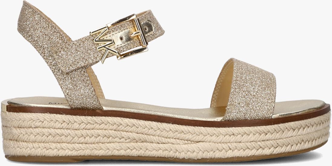 MICHAEL KORS gouden michael kors sandalen richie espadrille