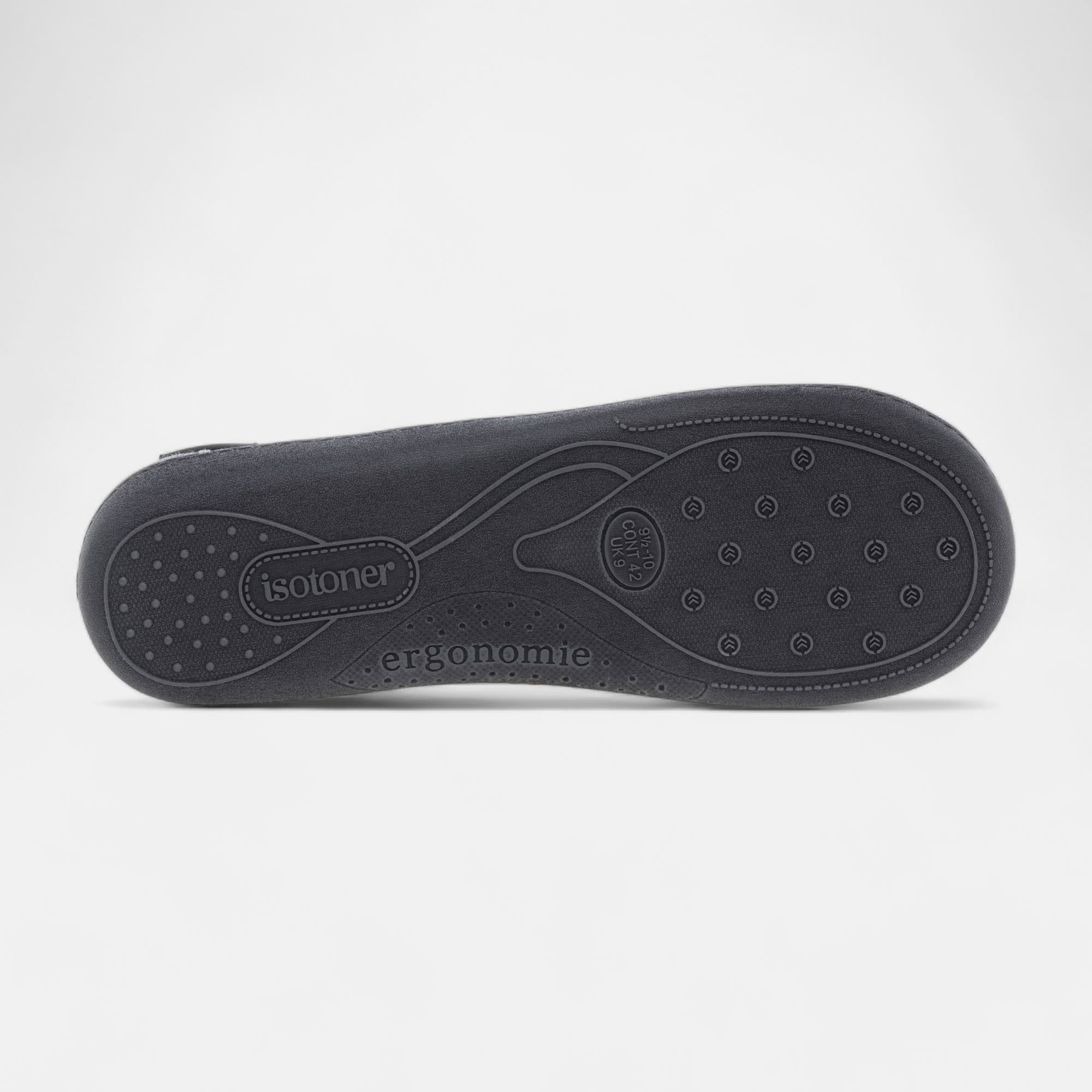 Pantoufles pieds sensibles Homme gris