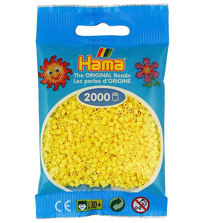 Hama Mini Perlen - 2000 st. - 103 Hellgelb