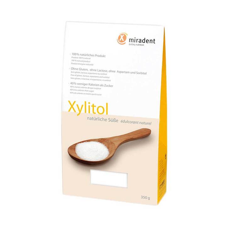 Miradent Zuckerersatz Xylitol Pulver, 350 g