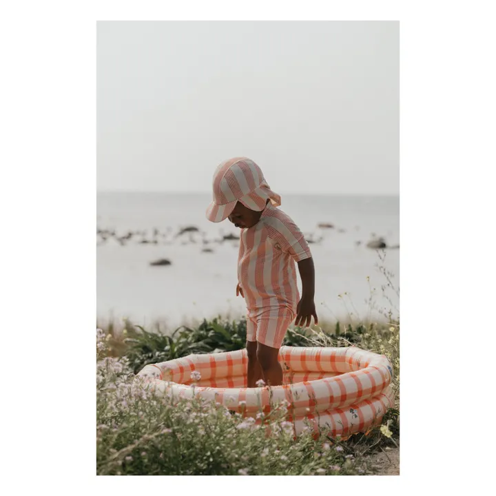 garbo&friends Piscine gonflable Gingham Sorrel | Rouge