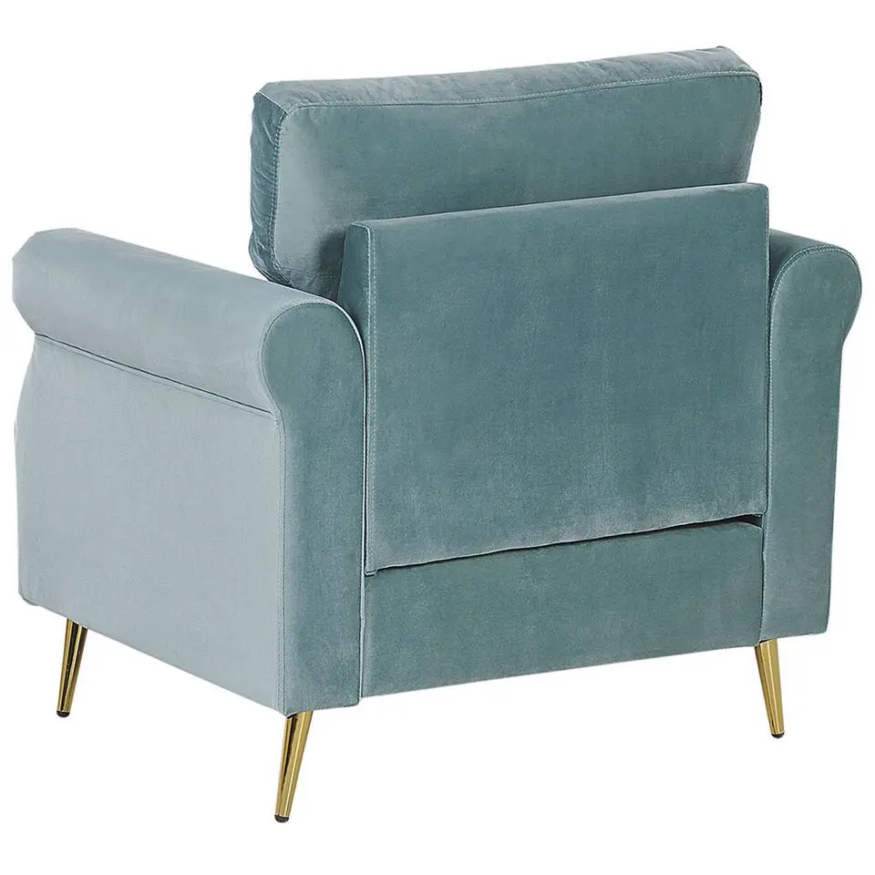 VIETAS - Fauteuil - Groen - Fluweel