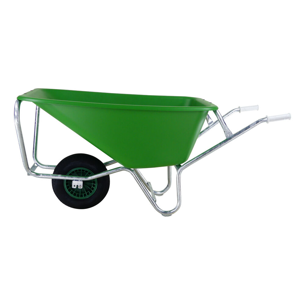 Altrad Fort F&S 165 Farm & Stable - Kruiwagen - Groen - 165 liter - 20 cm