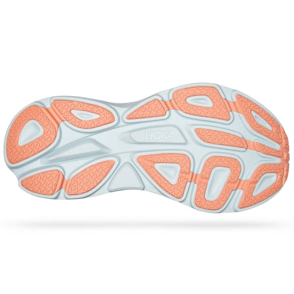 Chaussure running HOKA ONE ONE BONDI 8 W SHELL CORAL/PEACH PARFAIT