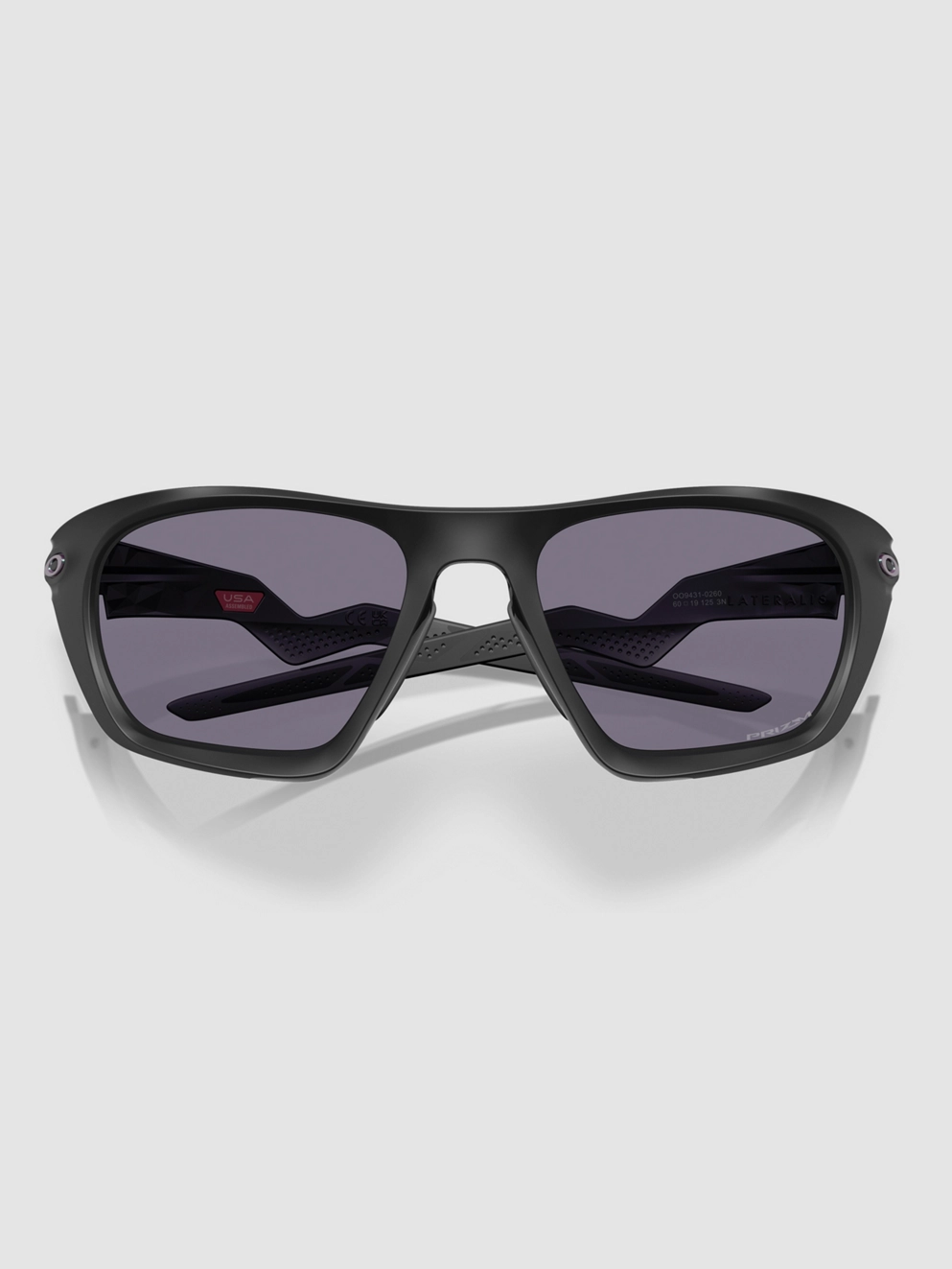 Oakley Lateralis Matte Black Ink Sunglasses prizm grey