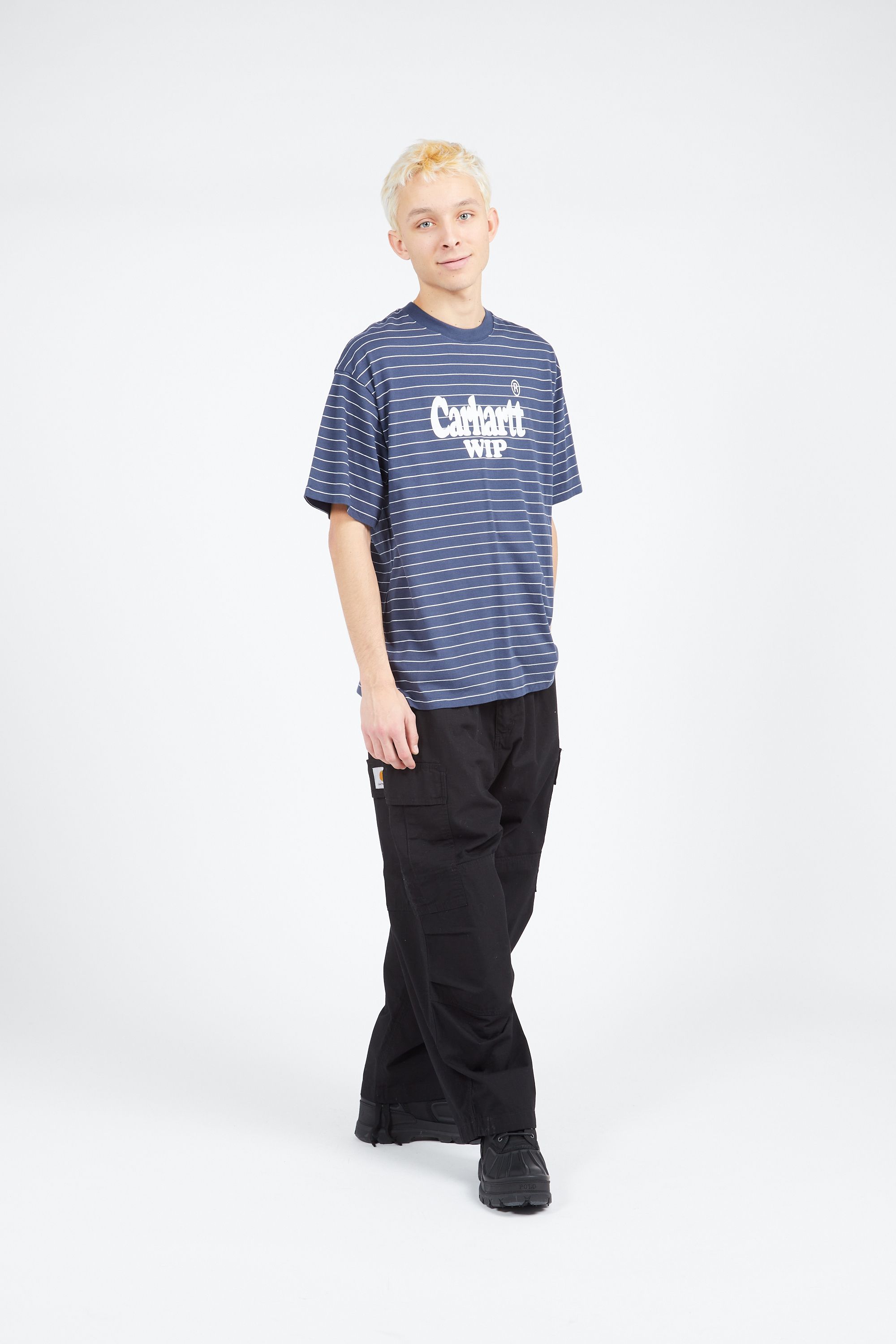 CARHARTT WIP T-shirt S/S Orlean Spree T-Shirt Bleu