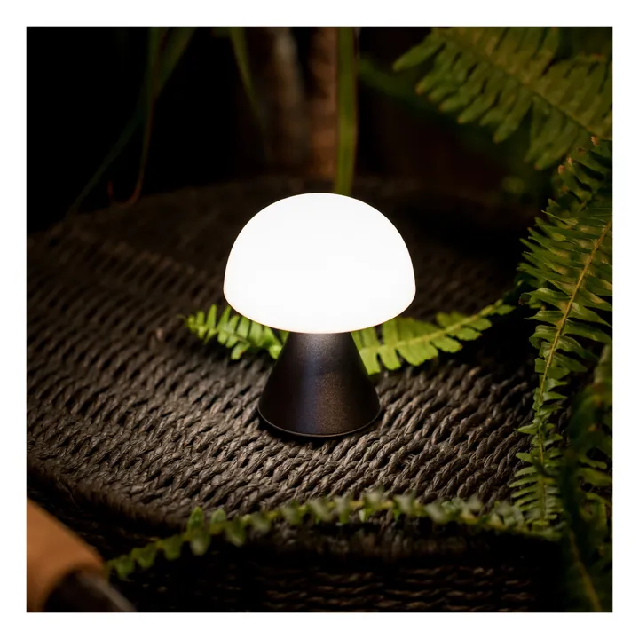 Lexon Mini lampe à poser led Mina | Gris métal