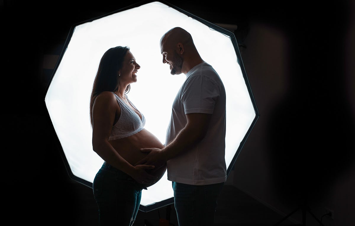 Babybauch-Fotoshooting in Bonn