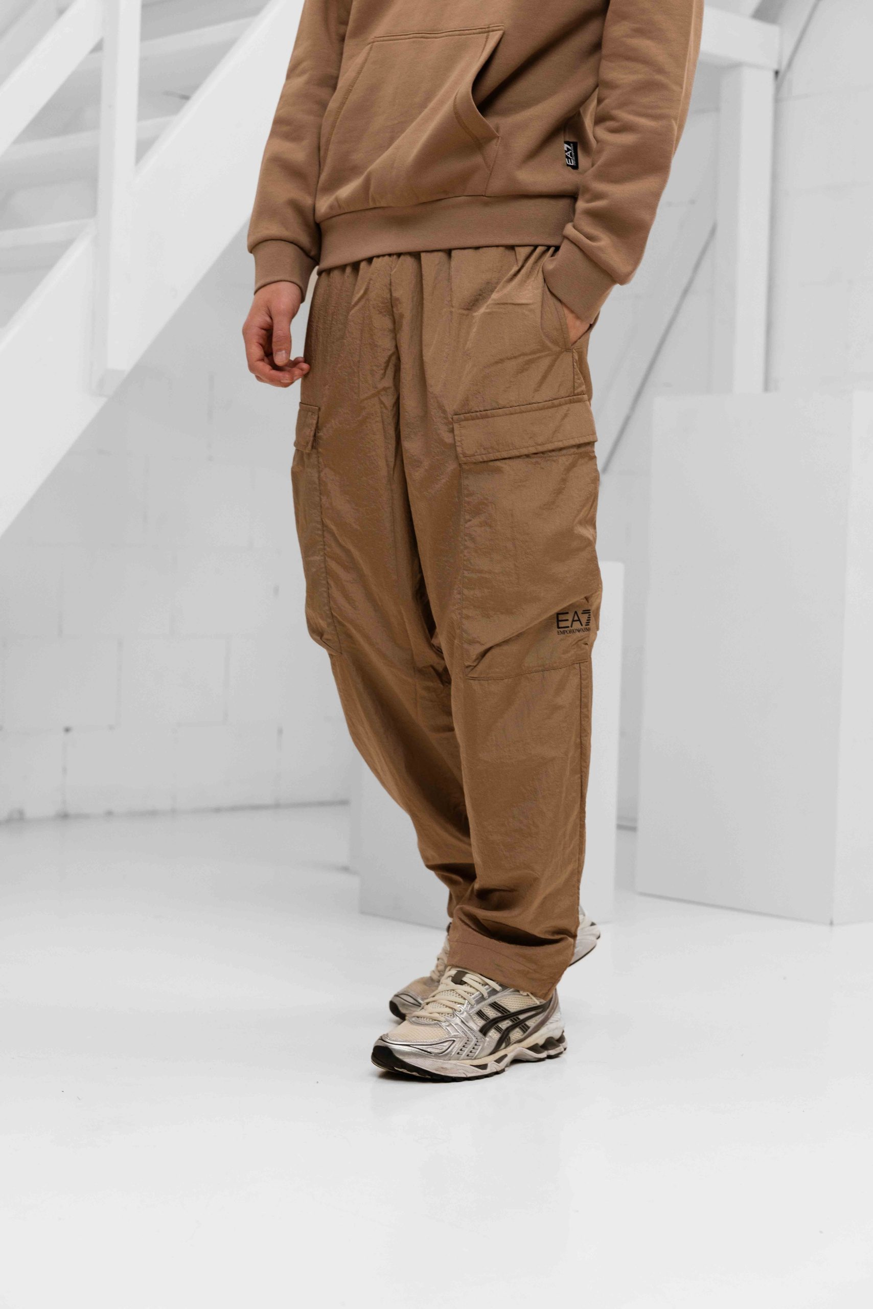 EA7 Emporio Armani 6DPP54 Broek Heren Lichtbruin