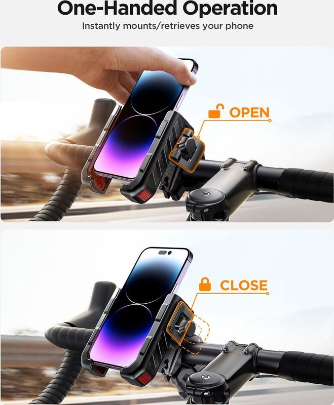 Joyroom Bike Holder - Telefoonhouder Fiets - Zwart
