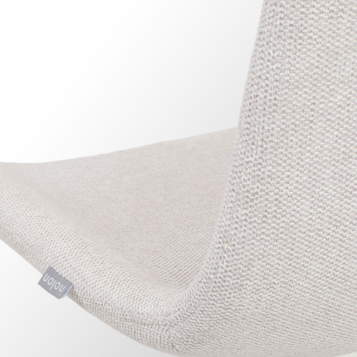 Eetkamerstoel Nena-Fé beige - zwart houten onderstel