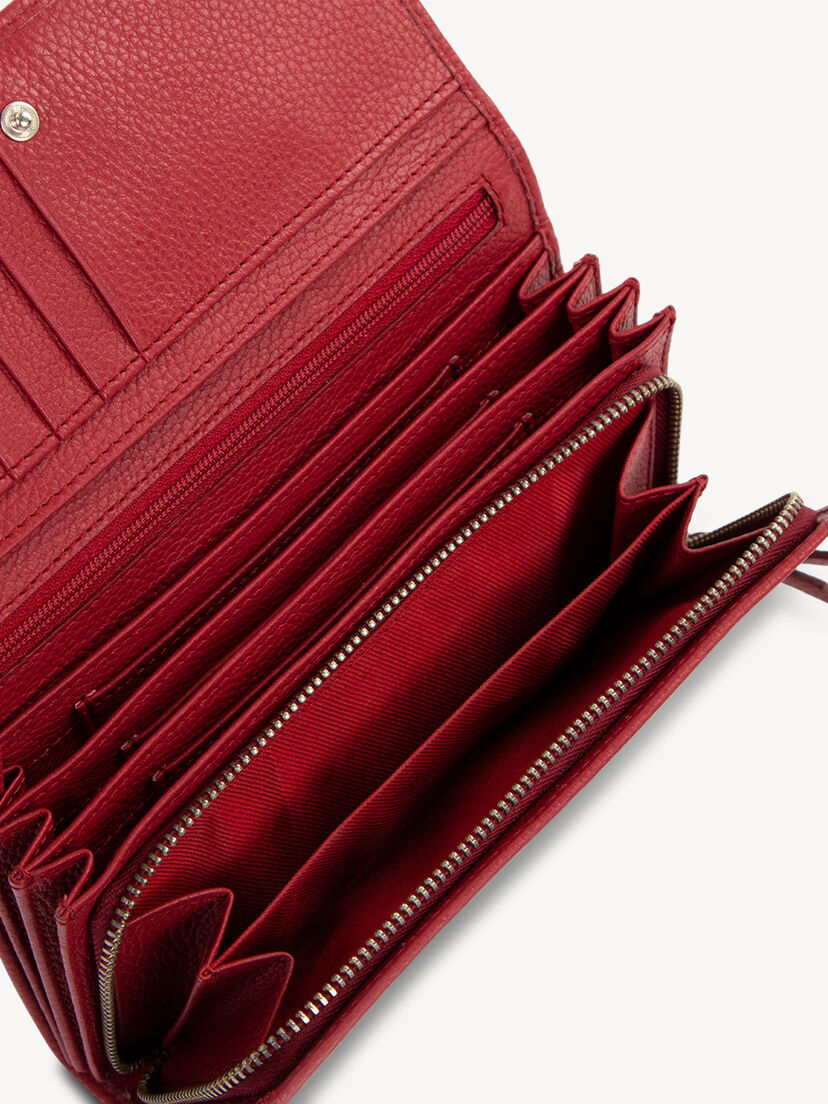 Leren Portemonnee - rood