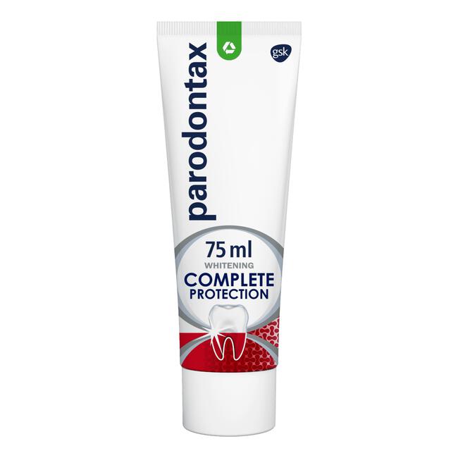 Parodontax Complete Protection Whitening Tandpasta Tegen Bloedend Tandvlees 75 ML