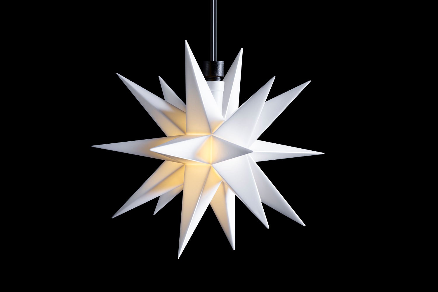 Sterntaler Decoratieve Ster | Kerstster | Kunststof | 18 Punten | Afstandsbediening & Timer | 12cm | Buiten | LED | Werkt op batterijen