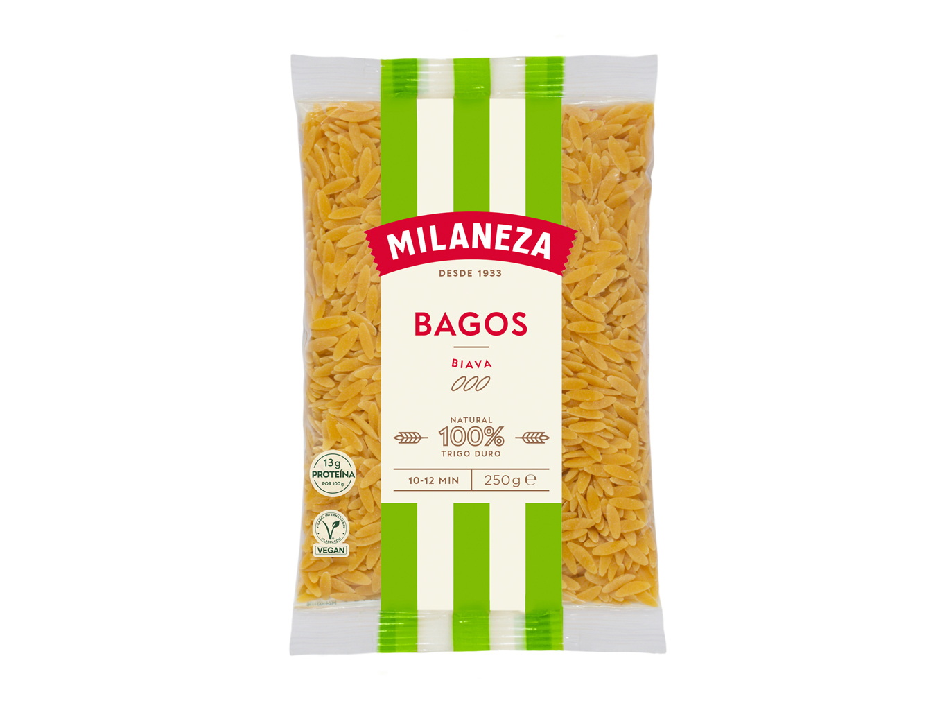 MASSINHAS MILANEZA BAGOS 250G