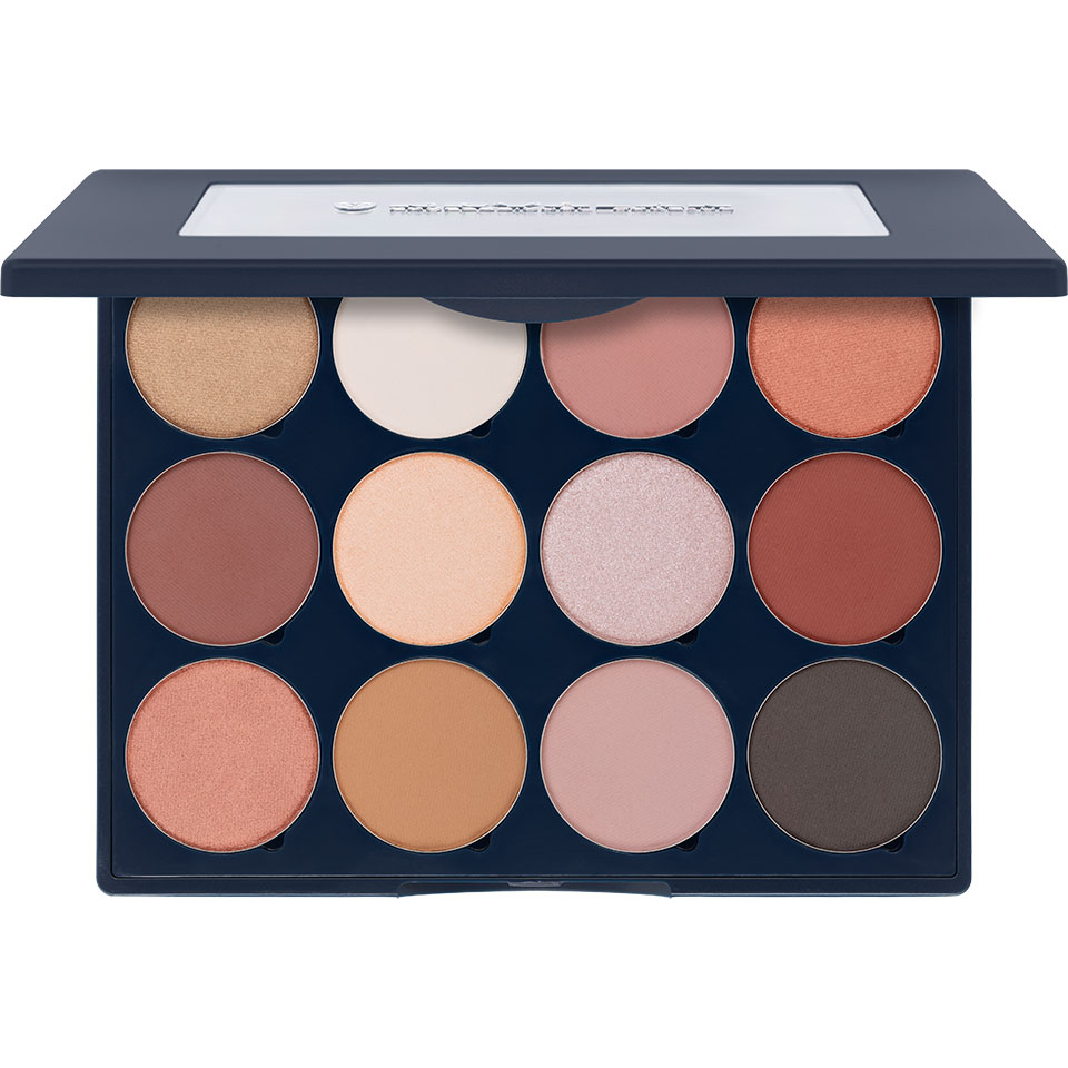 Kryolan - Velvet #1 Vision Eye Shadow Palette, 12 Farben